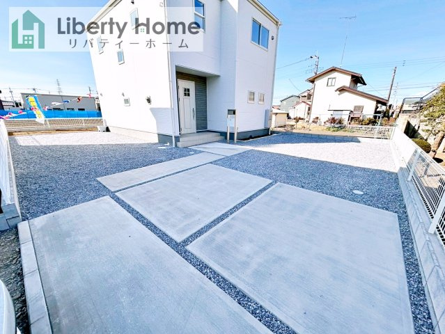 古河市諸川第13　新築戸建　１号棟の駐車場