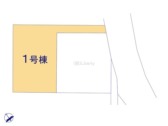 古河市諸川第13　新築戸建　１号棟の区画図