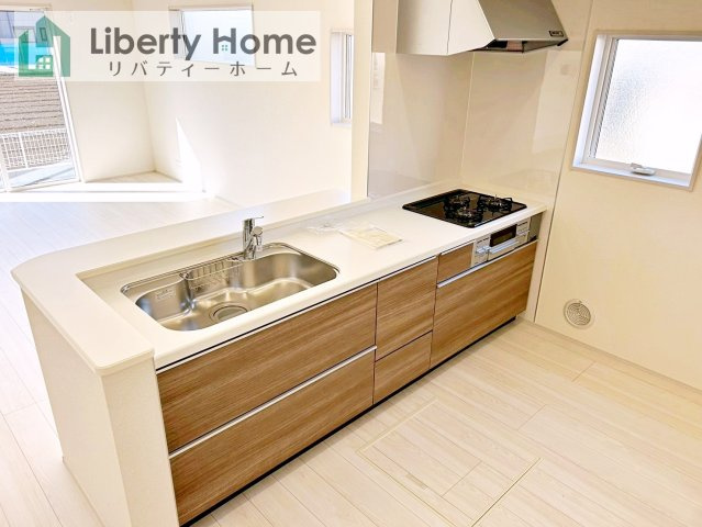 古河市諸川第13　新築戸建　１号棟のキッチン