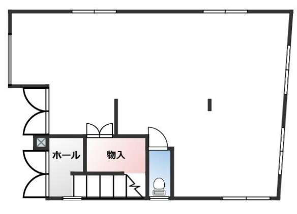 守山市古高町の店舗事務所の間取り