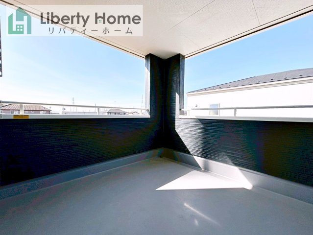 古河市諸川第13　新築戸建　2号棟のバルコニー