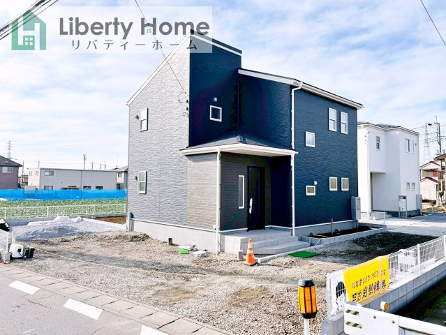 古河市諸川第13　新築戸建　2号棟の外観|ご予約をいただければ、『平日の空いた時間』『周辺物件まとめて見たい』『1件だけ見たい』ももちろん可能です♪
お気軽にお問合せください♪