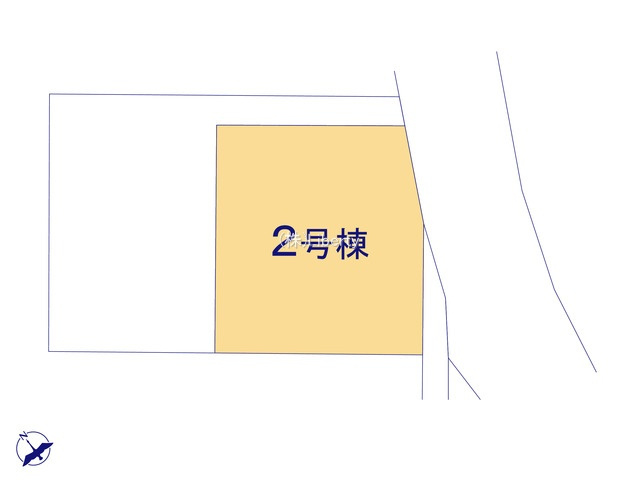 古河市諸川第13　新築戸建　2号棟の区画図