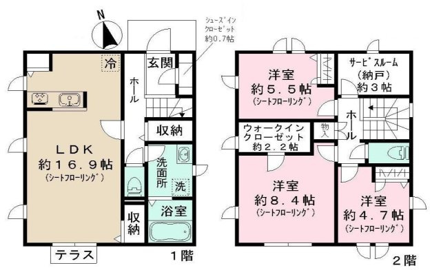 【間取り】 | Ｖｉｌｌａ　Ｍｏｎｔｅ　Ｔｅｓｏｒｏ