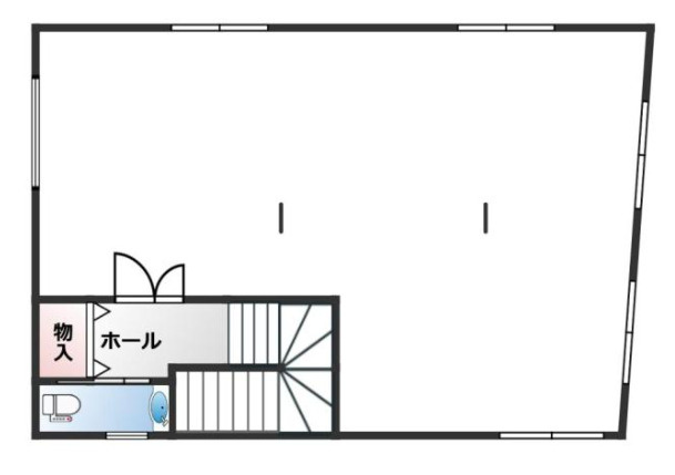 守山市古高町の店舗事務所の間取り