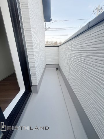 新築戸建・新築建売　二本松市油井2期　油井小・安達中のバルコニー|東側のバルコニー
