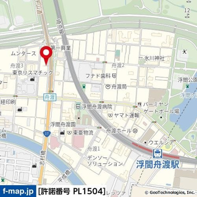 【地図】 | ライオンズマンション浮間舟渡