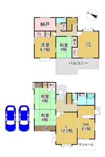 【間取り】 | 川西市けやき坂３丁目　中古ー戸建て