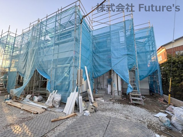 三郷市番匠免1丁目　新築戸建　全5棟　A号棟の外観|現地の写真になります。