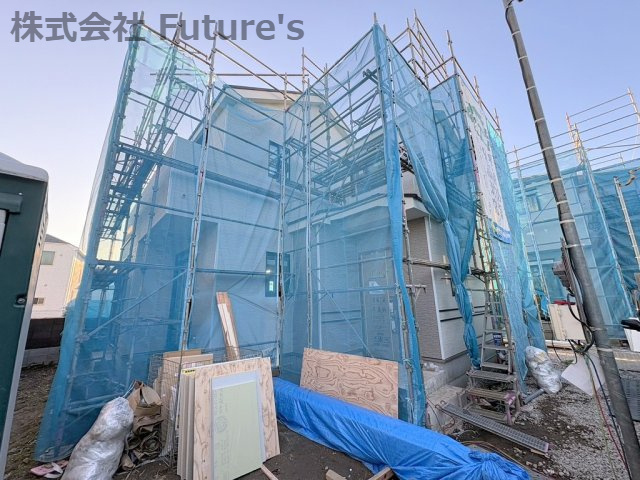 三郷市番匠免1丁目　新築戸建　全5棟　A号棟の外観|現地の写真になります。