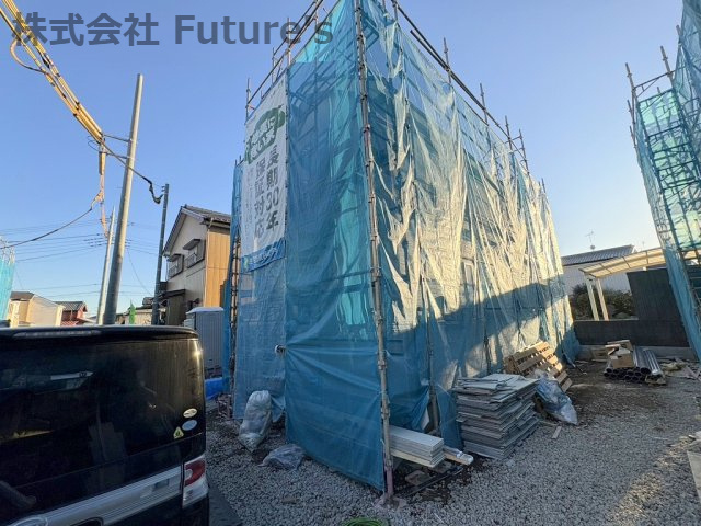 三郷市番匠免1丁目　新築戸建　全5棟　A号棟の外観|現地の写真になります。