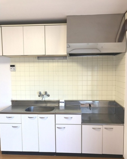 エクセルタナカ　駐輪場無料　3面採光　南面バルコニー　最上階のキッチン