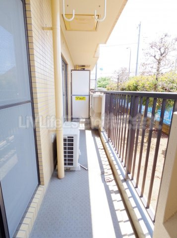 ラークパレスのバルコニー