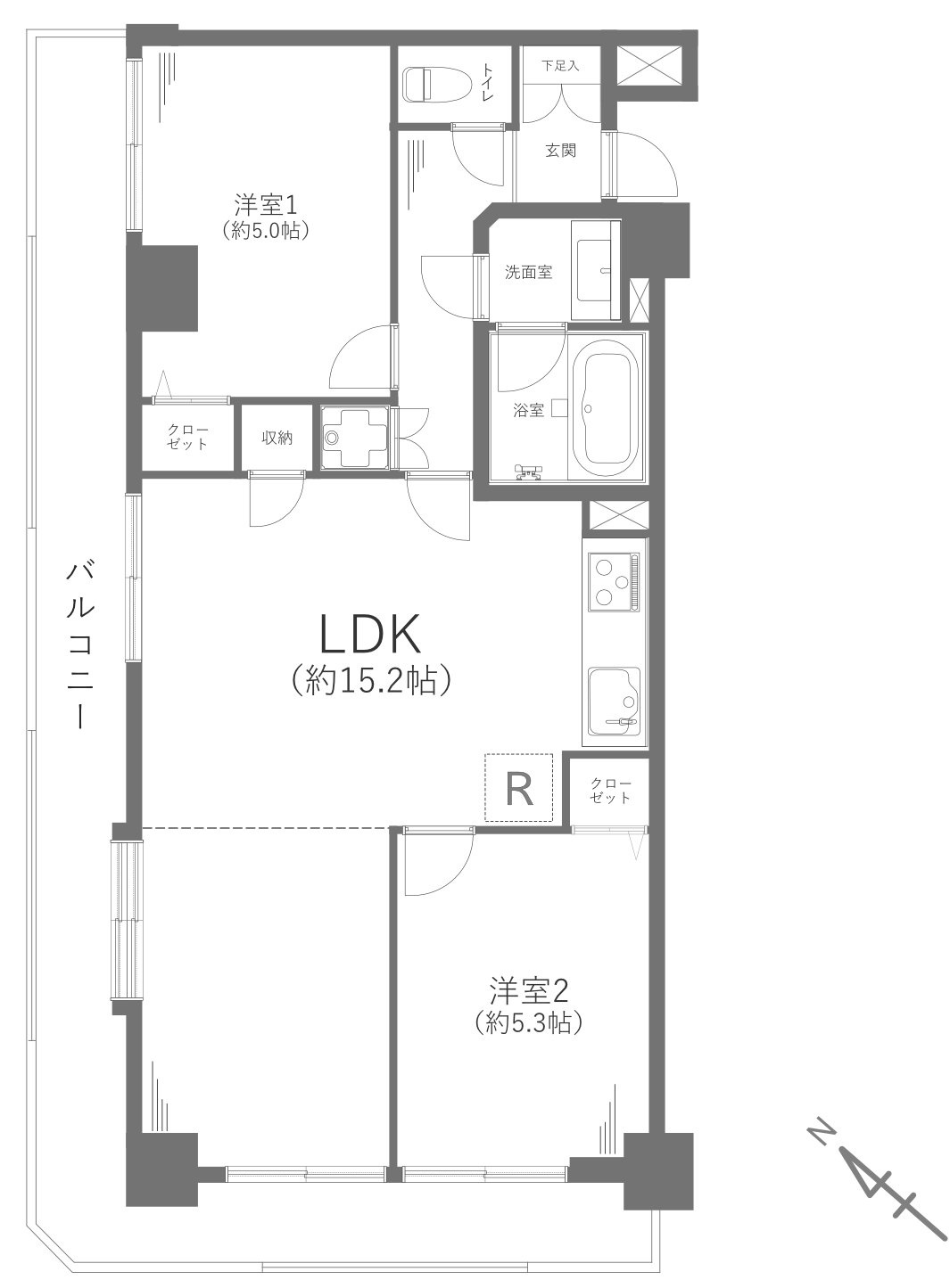 エスペランサ第3藤が丘のキッチン