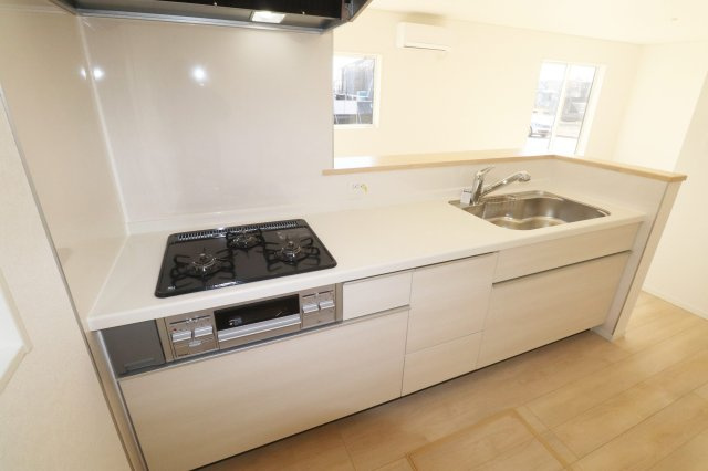 矢吹町八幡町第23　　　1号棟　　　善郷小学校、矢吹中学区のキッチン