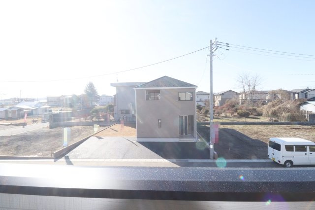 矢吹町八幡町　　　1号棟　　　善郷小学校、矢吹中学区のバルコニー