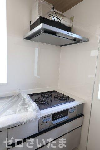 《仲介手数料無料》上尾市向山３丁目41-15新築一戸建てグラファーレのキッチン