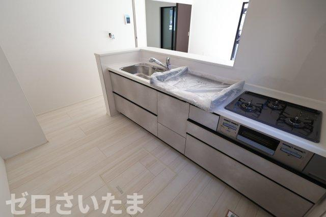 《仲介手数料無料》上尾市向山３丁目41-15新築一戸建てグラファーレのキッチン