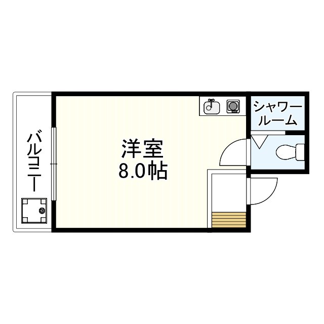 喜志マンションの間取り