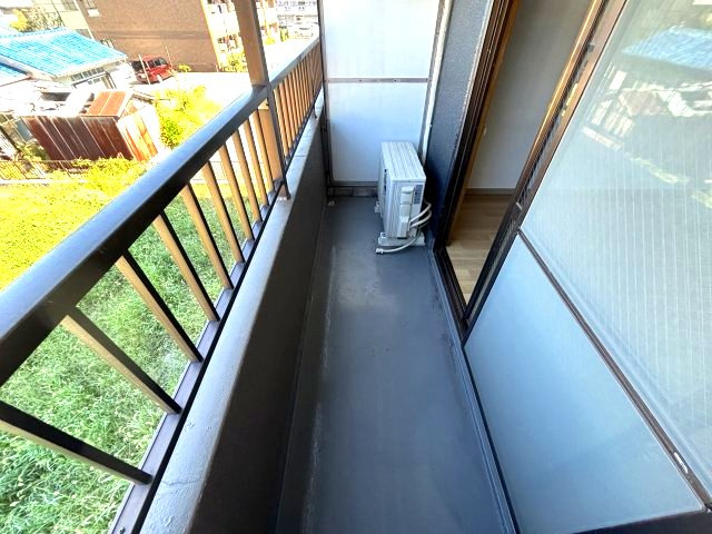喜志マンションのバルコニー