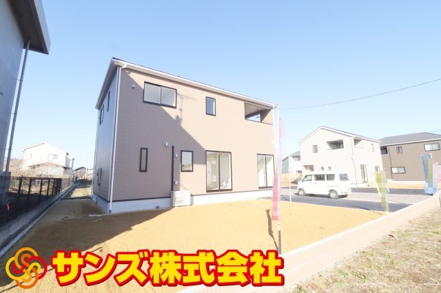 矢吹町八幡町　　　２号棟　　　善郷小学校、矢吹中学区の外観|南西側から見た外観