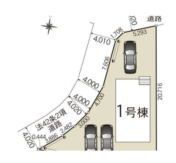 【区画図】 | 熊谷市原島第1　クレイドルガーデン　新築戸建　全1棟　1号棟