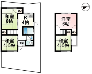 【間取り】 | 下阪本２丁目