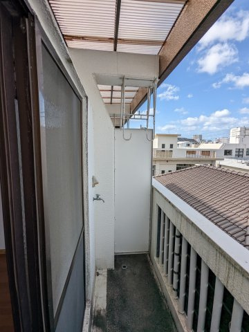 サンハイツ里のバルコニー