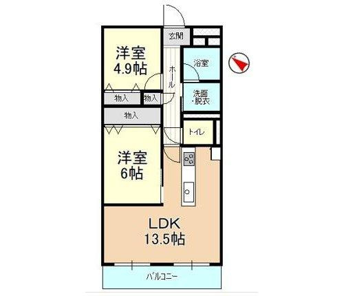 マンション青山カメリアの間取り