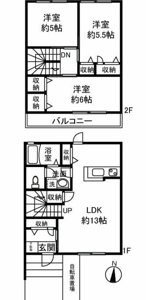 ヴィクトワール　Ａの間取り
