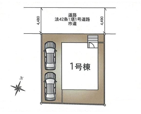 つくば市高見原第18　新築戸建の区画図
