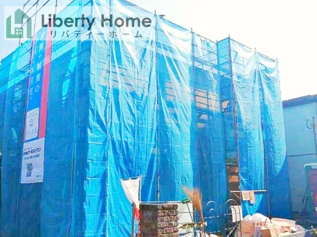 つくば市高見原第18　新築戸建の前面道路含む現地写真