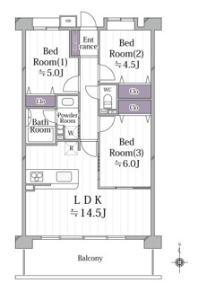 【間取り】 | 厚木第９ダイヤモンドマンション