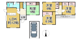 【間取り】 | 川西市緑台３丁目11の25　中古一戸建て