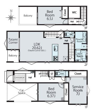 【参考プラン】 | 練馬区中村北３丁目　売地 | LDK約20帖確保したゆったりご家族過ごせるプランです
