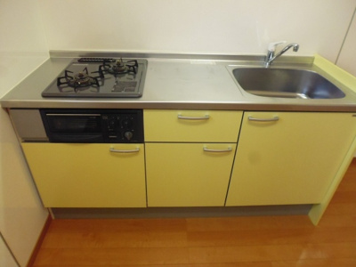 【キッチン】 | プランドール | 2口ガスのシステムキッチン。