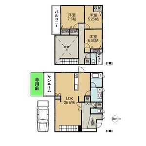 【間取り】 | 玉ノ井一戸建