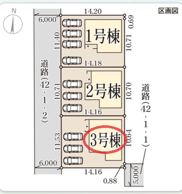 【区画図】 | リーブルガーデン姫路市勝原区山戸３期 | 区画図