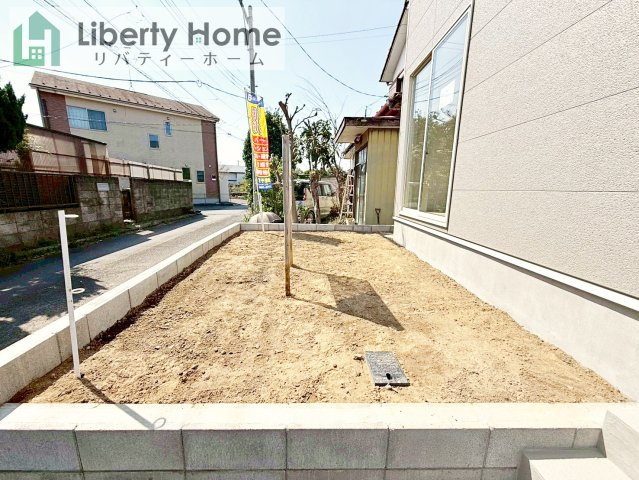 龍ヶ崎市川余郷第1　新築戸建の庭