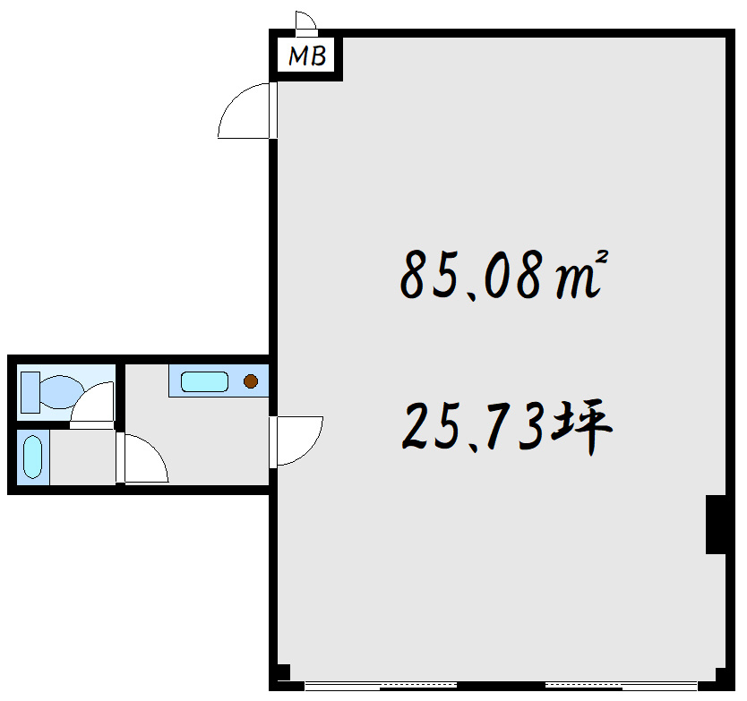 プラスパ西明石の間取り