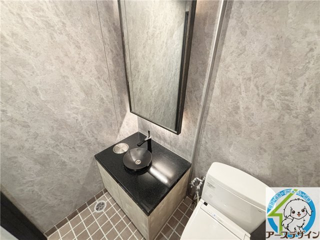 プラスパ西明石の独立洗面台