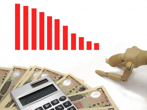 フルローンで苦しむイラスト