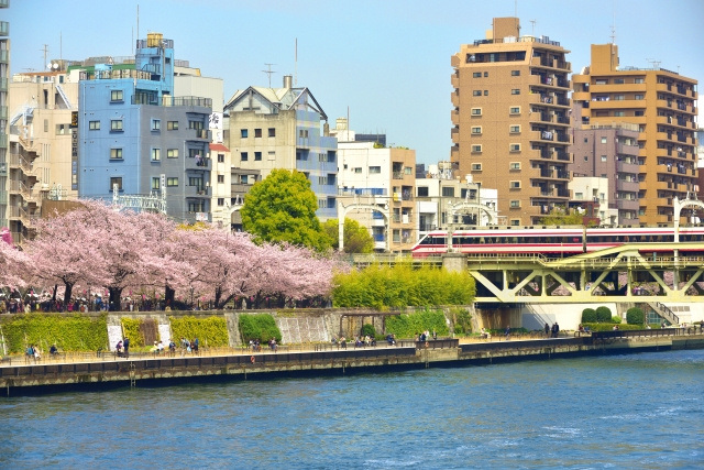 都心に通勤しやすい荒川区の風景