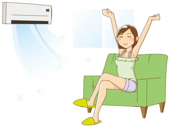 エアコン有りの部屋