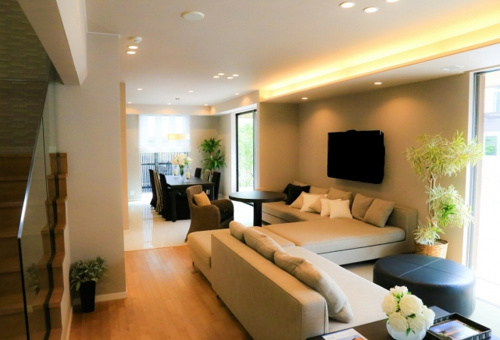 一戸建ての売却査定が高評価となるよう工夫したリビング