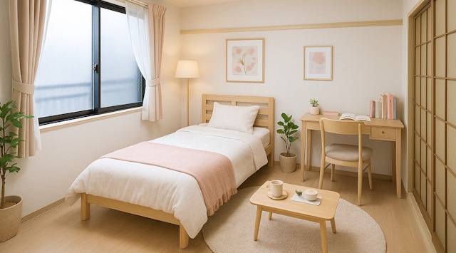 【ルームツアー】ソレイユ｜バス・トイレ別の1Kアパート！天理大学別所キャンパス徒歩圏内の立地♪の画像