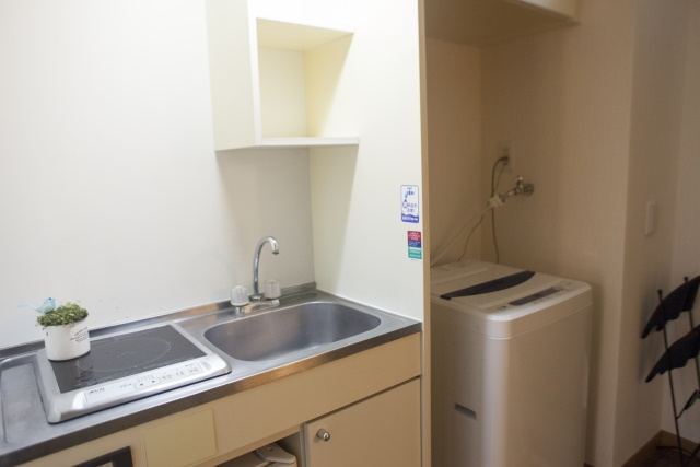 備え付けの家具、家電