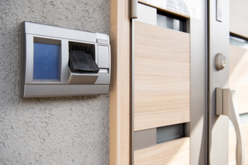 防犯性の高い玄関