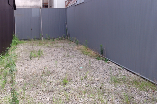 使われていない空地