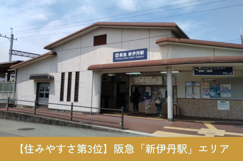 【第3位】阪急「新伊丹駅」エリア